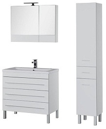 Aquanet Мебель для ванной Верона 90 белая напольная (230316) – фотография-7