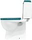 Sanita Luxe Унитаз-компакт Best Color Sea с микролифтом – картинка-13