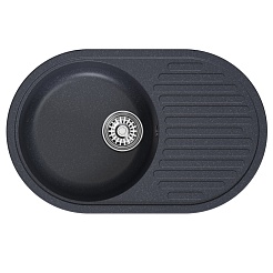 Mixline Мойка кухонная ML-GM16 антрацит – фотография-1