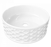 Teymi Раковина накладная в ванную Martta D38 глянцевая белая T52103