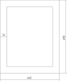 Mixline Зеркало Багет Женева 46 – фотография-2