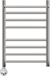 Point Полотенцесушитель электрический П7 400x600 PN10146SPE с полкой хром – фотография-3