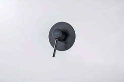 Aquatek Смеситель для душа и ванны Европа AQ1366MB матовый черный – фотография-3