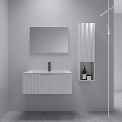 Зов Тумба под раковину Кито Флавио 100 подвесная белая – фотография-4