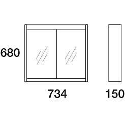  Мебель для ванной Constante 80 – фотография-6