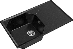 Granfest Мойка кухонная GF-U-840L черный – фотография-1