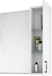 Sanflor Мебель для ванной Глория 65 R белая матовая – фотография-11