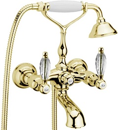 Webert Смеситель Alexandra AL720201010 золото, для ванны с душем – фотография-1