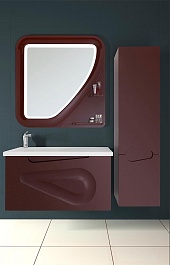 Водолей Пенал для ванной "Арнелла Капля 40Я" L шоколад – фотография-2