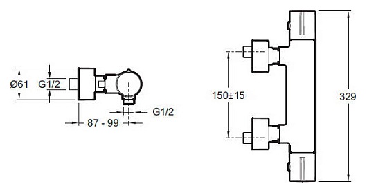 Jacob Delafon Термостат Toobi E8991-CP – фотография-2