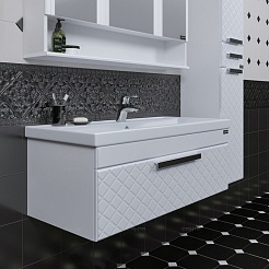 СанТа Мебель для ванной Калипсо 100 NEW подвесная – фотография-3