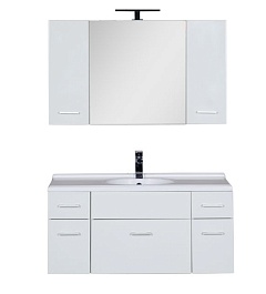 Aquanet Мебель для ванной  "Данте 110" 2 шкафа камерино (164826) – фотография-4