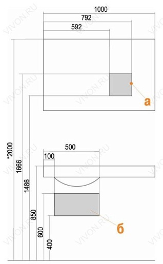 Акватон Комплект для ванной "Отель 100" L – фотография-2