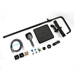 Gappo Душевая стойка G91 G2491-6 черная – фотография-3