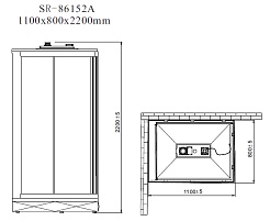 Orans Душевая кабина SR-86152A L – фотография-7