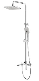 Azario Душевая стойка Alanti AZ-K2332-1 хром – фотография-1