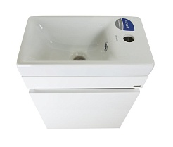 Misty Мебель для ванной Эко мини 40 подвесная белая – фотография-8