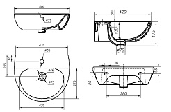 IFO Раковина "Frisk" RS020500000 – фотография-7