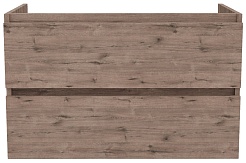 Teymi Тумба с раковиной Laina 80 подвесная дуб темный – фотография-6