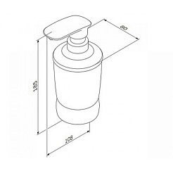 Am.Pm Диспенсер для жидкого мыла Sensation A3031900 – фотография-3