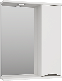 Misty Зеркальный шкаф Атлантик 60 R белый – фотография-2