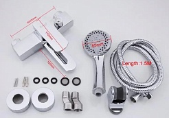 Frap Смеситель для ванны с душем H73 F3273 хром – фотография-3