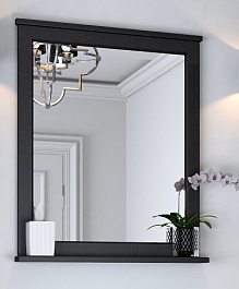 Акватон Мебель для ванной "Леон 65 Н" ясень черный – фотография-2