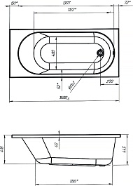 Marka One Акриловая ванна Atlas 160x70 – фотография-5