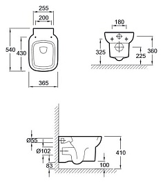 Jacob Delafon Унитаз подвесной Replay E4833 – фотография-2