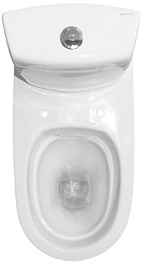 Керамин Унитаз-компакт Санти с жестким сиденьем – фотография-4