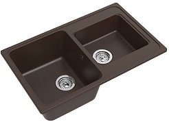 Ewigstein Мойка кухонная Elegant 80D шоколад – фотография-1