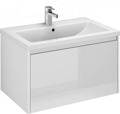 Velvex Тумба под раковину Klaufs 70.1Y белая – фотография-1