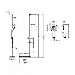 Lemark Душевой гарнитур LM8130C – фотография-2