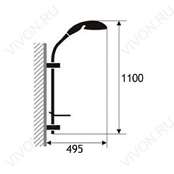 Timo Душевая стойка "Wakiza SR-7018" – фотография-4