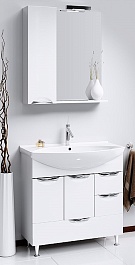 Aqwella Тумба с раковиной Лайн 85 – фотография-6