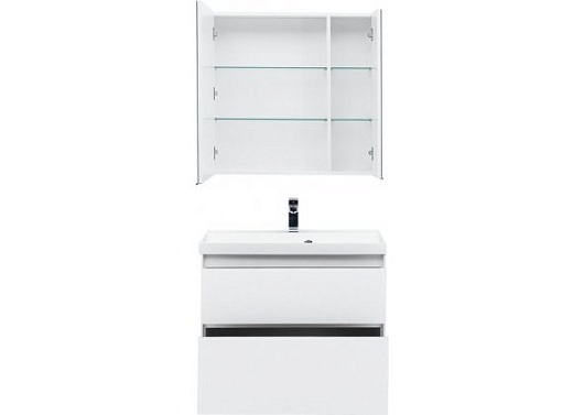 Aquanet Комплект мебели Гласс 80 – фотография-4