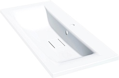 Mixline Мебельная раковина Нелли 100 белая – фотография-2