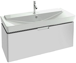 Jacob Delafon Тумба с раковиной "Reve 100" белый, 1 ящик – фотография-1