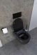 Allen Brau Унитаз подвесной Priority 4.31001.31 чёрный матовый с крышкой 4.31004.31 – фотография-33