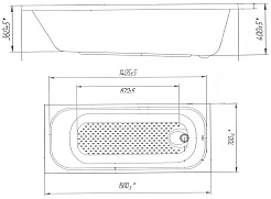 Poseidon Акриловая ванна Victoria 150x70 – фотография-3