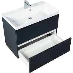 BelBagno Тумба под раковину Vittoria 70 подвесная Grigio Opaco – фотография-3