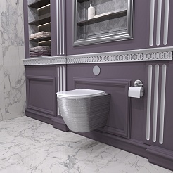 Grossman Унитаз подвесной GR-4455SWLS серебро – фотография-4