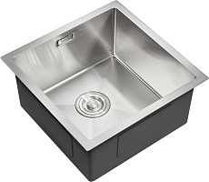 Milacio Мойка кухонная Denia 44 Steel нержавеющая сталь
