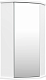 Misty Зеркальный шкаф Лилия 34 угловой белый – картинка-9