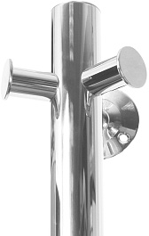 Domoterm Полотенцесушитель электрический Танго DMT 109-V1 9x90 EK хром – фотография-2