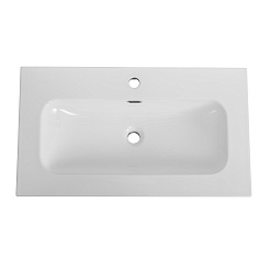 Cezares Мебельная раковина Eco 80 белая глянцевая CZR-8073-80 – фотография-3