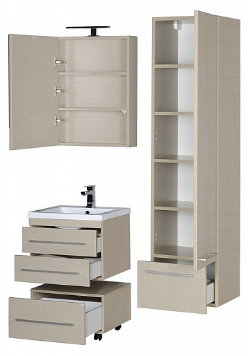 Aquanet Тумба подкатная "Нота 58" светлый дуб – картинка-9