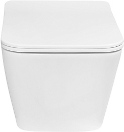 Azario Унитаз подвесной Indor AZ-9004WT безободковый белый – фотография-6