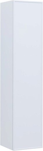 Aquanet Шкаф пенал Арт 35 подвесной белый матовый – фото-1