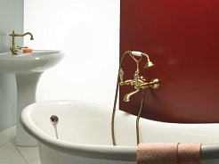 Webert Смеситель Alexandra AL720201065 бронза, для ванны с душем – фотография-2